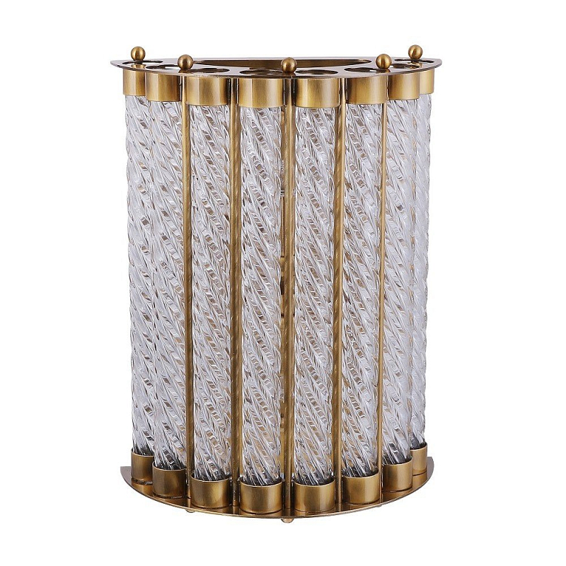 Бра Glass Spirals Sconces Бронза Прозрачное Стекло Бра Glass Spirals Sconces Бронза Прозрачное Стекло в Волгограде | Loft Concept