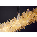 Люстра линейная светодиодная из необработанных кристаллов Mountain Comet варинант исполнения - 1 | Loft Concept в Волгограде