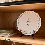 Книжный шкаф из массива сосны с металлической лестницей Burton Wood Cabinet варинант исполнения - 9 | Loft Concept в Волгограде