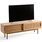 ТВ-тумба с плетеным декором Tate Wicker TV Stand варинант исполнения - 6 | Loft Concept в Волгограде