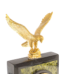 Настольный письменный набор из змеевика  и бронзы с декором в виде орла в подарочной упаковке Successful Leader варинант исполнения - 3 | Loft Concept в Волгограде