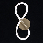 Бра с белым плафоном в форме восьмерки и круглым основанием Luke Lampco Tracer Lamp варинант исполнения - 2 | Loft Concept в Волгограде