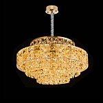 Люстра хрустальная в неоклассическом стиле на золотистом каркасе Majesty варинант исполнения - 5 | Loft Concept в Волгограде