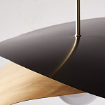 Люстра круглая с 2-мя металлическими абажурами Andromeda варинант исполнения - 4 | Loft Concept в Волгограде