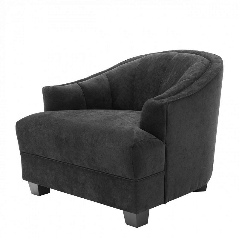 Кресло Eichholtz Chair Polaris Black Черный в Волгограде | Loft Concept 
