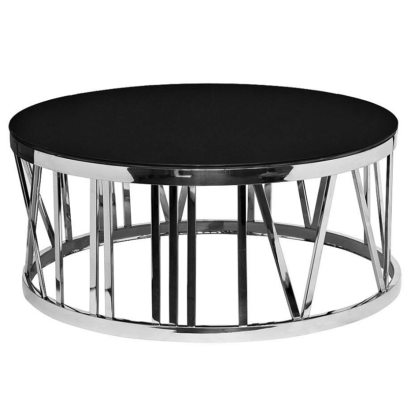 Стол V-section Table 100 Хром Глянцевый черный Стол V-section Table 100 Хром Глянцевый черный в Волгограде | Loft Concept