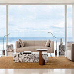 Приставной столик из массива дерева Walnut варинант исполнения - 8 | Loft Concept в Волгограде