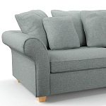 Мебельная ткань Шенилл голубой цвет 138 см T4-20 варинант исполнения - 9 | Loft Concept в Волгограде