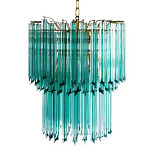 Дизайнерская люстра Blue Lagoon glass бирюзовое стекло  варинант исполнения - 1 | Loft Concept в Волгограде