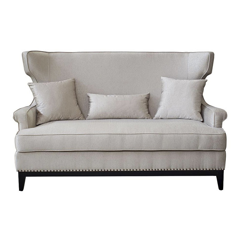 Диван Seine Sofa Velvet 2 Бежево-серый Диван Seine Sofa Velvet 2 Бежево-серый в Волгограде | Loft Concept