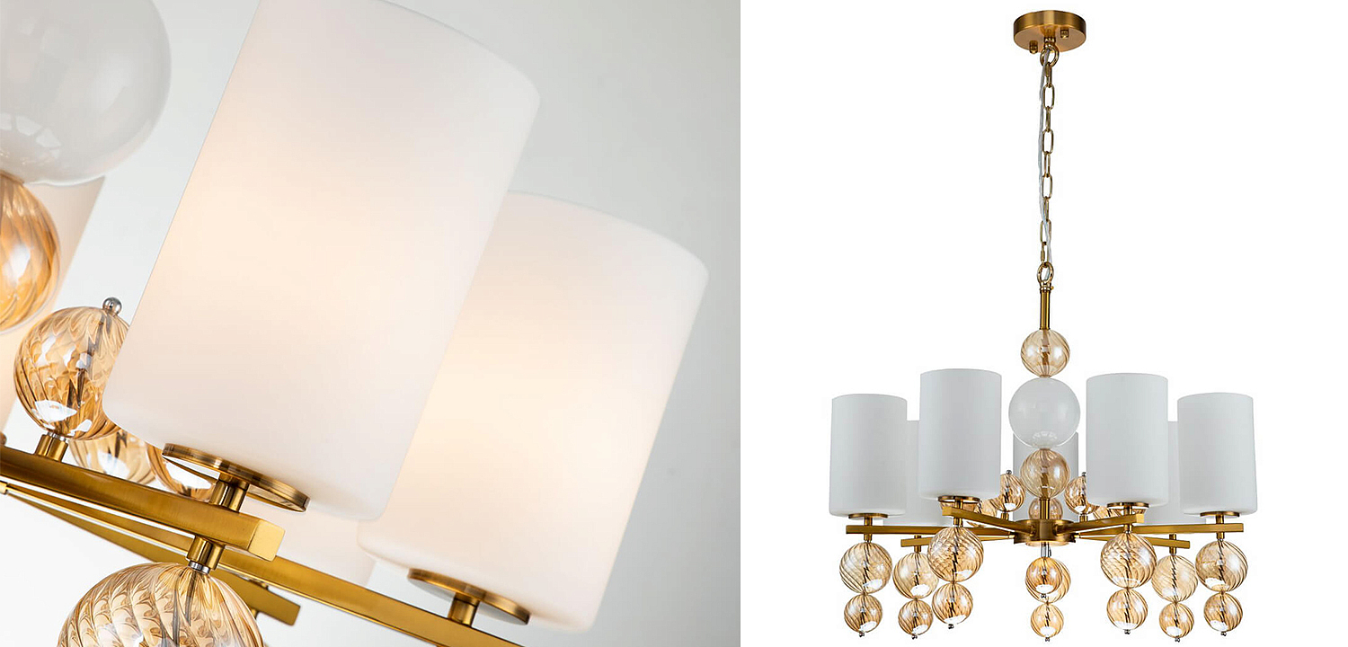 Люстра Blown Glass Balloons Chandelier 7 Люстра Blown Glass Balloons Chandelier 7 - Loft-Concept в Волгограде