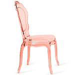 Прозрачный стул розовый LOUIS GHOST CHAIR Pink варинант исполнения - 3 | Loft Concept в Волгограде