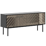 ТВ-тумба с зеркальным декором Serena TV-Stand варинант исполнения - 1 | Loft Concept в Волгограде