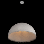 Подвесной светильник в форме купола белого цвета с ажурной бахромой Tactile Line варинант исполнения - 5 | Loft Concept в Волгограде