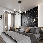 Настольная лампа с прозрачными плафонами из стекла Umbrella варинант исполнения - 5 | Loft Concept в Волгограде