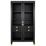 Дизайнерский шкаф витрина Elsa Dreams Black с 4-мя ящиками варинант исполнения - 1 | Loft Concept в Волгограде