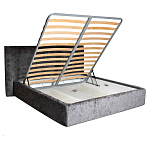 Кровать двуспальная серая с подъемным механизмом  Selecting the Best варинант исполнения - 2 | Loft Concept в Волгограде