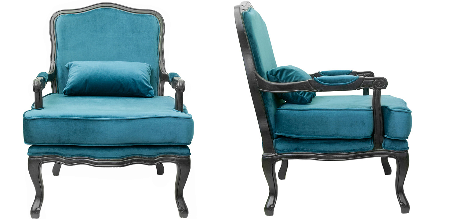 Кресло Harold Chair blue Кресло Harold Chair blue - Loft-Concept в Волгограде