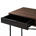 Стол рабочий в стиле лофт с ящиком и нишей для хранения Urban Style Space 2 варинант исполнения - 4 | Loft Concept в Волгограде