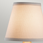 Бра со стеклянным шарообразным декором с пузырьками и бежевым абажуром Feiss варинант исполнения - 2 | Loft Concept в Волгограде