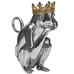 Статуэтка обезьяна в короне серебряная Golden Monkey варинант исполнения - 4 | Loft Concept в Волгограде