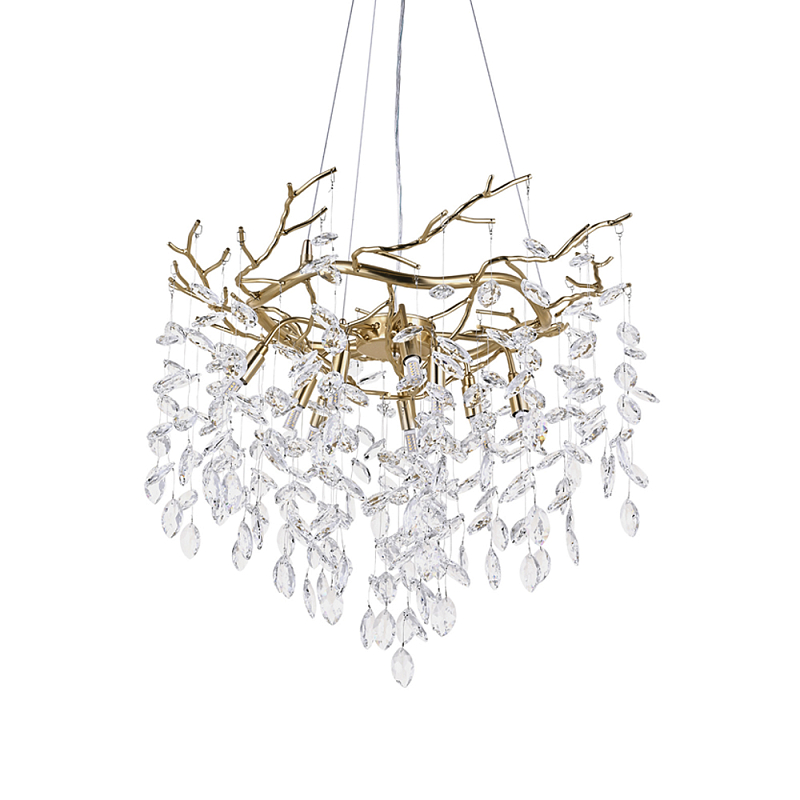 Люстра Floes Gold Хрустальная Золотой в Волгограде | Loft Concept 