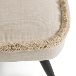 Кресло с декором бахрома Linen Fringe Chair Beige варинант исполнения - 6 | Loft Concept в Волгограде