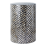 Столик круглый с инкрустацией Laura Black варинант исполнения - 1 | Loft Concept в Волгограде