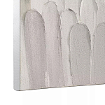 Панно декоративное с ручной росписью Gray Strokes варинант исполнения - 1 | Loft Concept в Волгограде