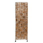 Торшер из перламутра на металлическом каркасе Indonesian Tower 2 варинант исполнения - 1 | Loft Concept в Волгограде