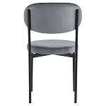 Стул с круглым сиденьем на металлическом основании ALFIE CHAIR Grey варинант исполнения - 3 | Loft Concept в Волгограде