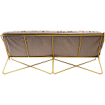 Трехместный диван на металлическом каркасе с цветочным принтом в стиле шинуазри Chinoiserie Birds on a Tree Sofa варинант исполнения - 6 | Loft Concept в Волгограде