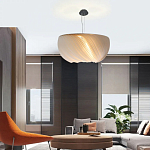 Подвесной светильник с белыми изящными декоративными лепестками Volumetric Petal Lamp варинант исполнения - 5 | Loft Concept в Волгограде