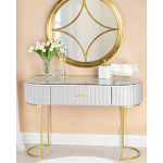 Консоль овальная на золотистых фигруных ножках Wall Console варинант исполнения - 4 | Loft Concept в Волгограде