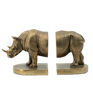 Держатель для книг Animal Figures носорог