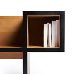 Дизайнерская скамейка  Canton  Beech and Black Bench варинант исполнения - 3 | Loft Concept в Волгограде