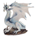Декоративная статуэтка Белый Дракон Dragon White Statuette варинант исполнения - 3 | Loft Concept в Волгограде
