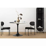 Стул мягкий Alfie Chair черный варинант исполнения - 6 | Loft Concept в Волгограде