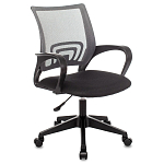 Офисное кресло с основанием из черного пластика Desk chairs Grey варинант исполнения - 1 | Loft Concept в Волгограде