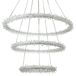 Многоярусная кольцевая люстра с хрустальным декором Gilbertine Crystals Ring Chandelier варинант исполнения - 1 | Loft Concept в Волгограде