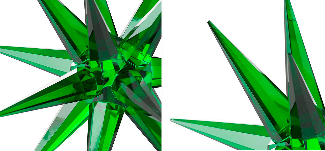 Статуэтка стеклянная зеленая звезда Green Star Статуэтка стеклянная зеленая звезда Green Star - Loft-Concept в Волгограде