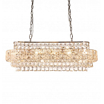 Люстра овальной формы хрустальная в неоклассическом стиле Majesty варинант исполнения - 5 | Loft Concept в Волгограде