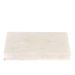 Подставка под шар квадратная из натурального камня Мрамор Белый Natural Stone Sphere Stands варинант исполнения - 1 | Loft Concept в Волгограде