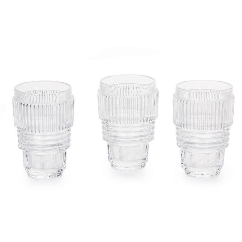 Набор Seletti Machine Collection Large set of 3 Прозрачное Стекло Набор Seletti Machine Collection Large set of 3 Прозрачное Стекло в Волгограде | Loft Concept