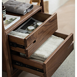 Вешалка деревянная с 2- мя ящиками Moon Walnut Furniture варинант исполнения - 9 | Loft Concept в Волгограде