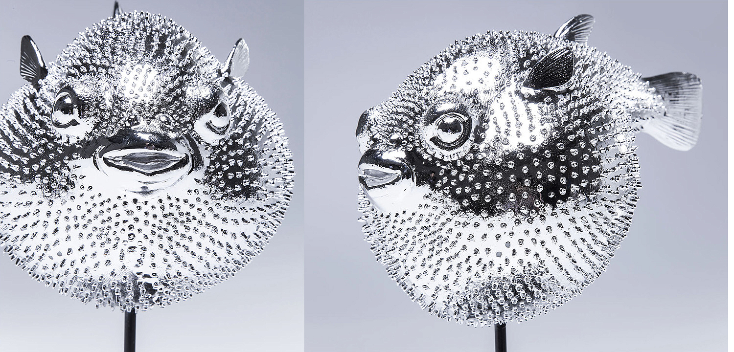 Статуэтка Silver Blowfish Статуэтка Silver Blowfish - Loft-Concept в Волгограде