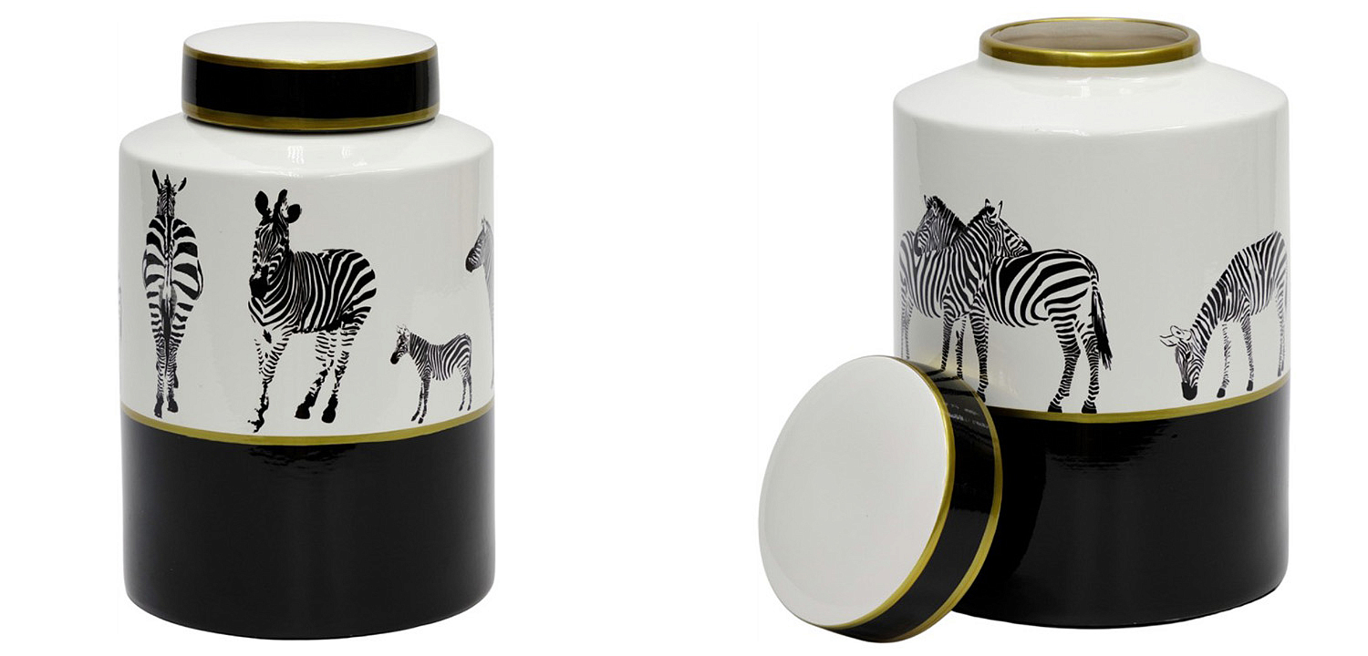 Ваза Zebra Vase white and black 26 Ваза Zebra Vase white and black 26 - Loft-Concept в Волгограде