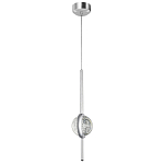 Подвесной светильник с плафоном из хрустального шара Crystal Bubbles Chrome Hanging Lamp варинант исполнения - 2 | Loft Concept в Волгограде