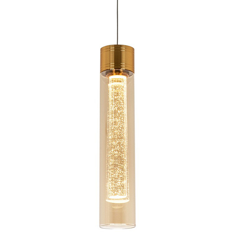 Подвесной светильник золото Sparkling Bubbles Tube Gold Amber Hanging Lamp Прозрачное Стекло Золотой Оранжевое Стекло Подвесной светильник золото Sparkling Bubbles Tube Gold Amber Hanging Lamp Прозрачное Стекло Золотой Оранжевое Стекло в Волгограде | Loft Concept