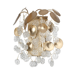 Бра с декоративными подвесками из прозрачного стекла в форме монеток FAIRYTREE Light варинант исполнения - 1 | Loft Concept в Волгограде